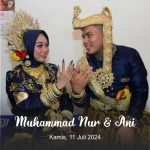 The Wedding of Muhammad Nur and Ani