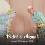 The Wedding of Putri and Akmal